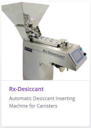 Rx-Desiccant Inserter Machine